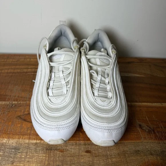 Nike Air Max 97 White Sneakers, Women’s 8.5 - Picture 3 of 10